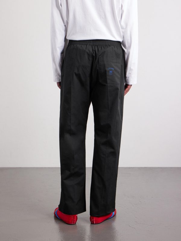 Straight-Leg Cotton and Linen-Blend Trousers - BK