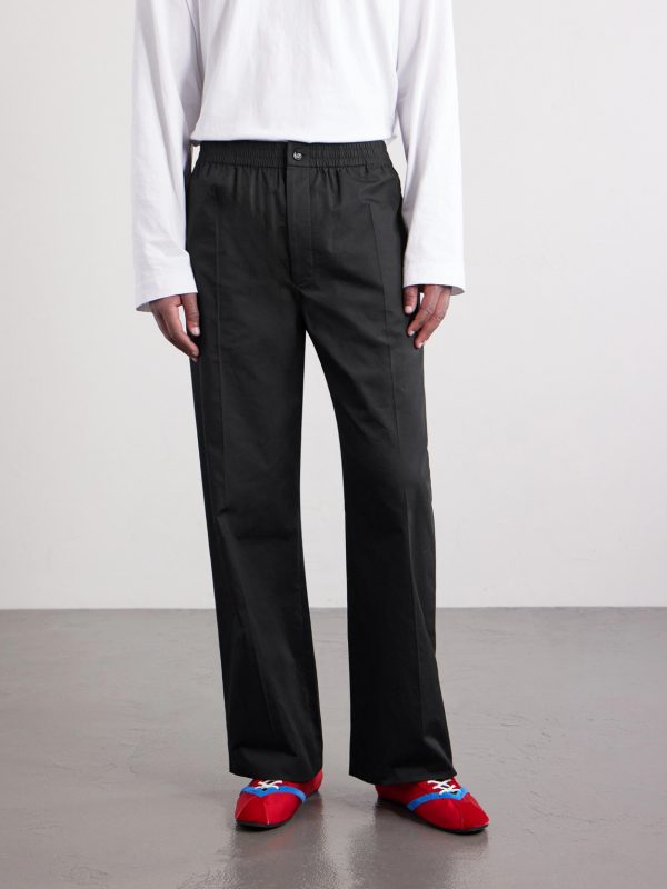 Straight-Leg Cotton and Linen-Blend Trousers - FR