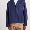 Logo-Embroidered Cotton and Linen-Blend Shirt - FR Logo-Embroidered Cotton and Linen-Blend Shirt - FR