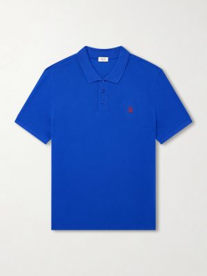 Logo-Embroidered Cotton-Piqué Polo Shirt Logo-Embroidered Cotton-Piqué Polo Shirt
