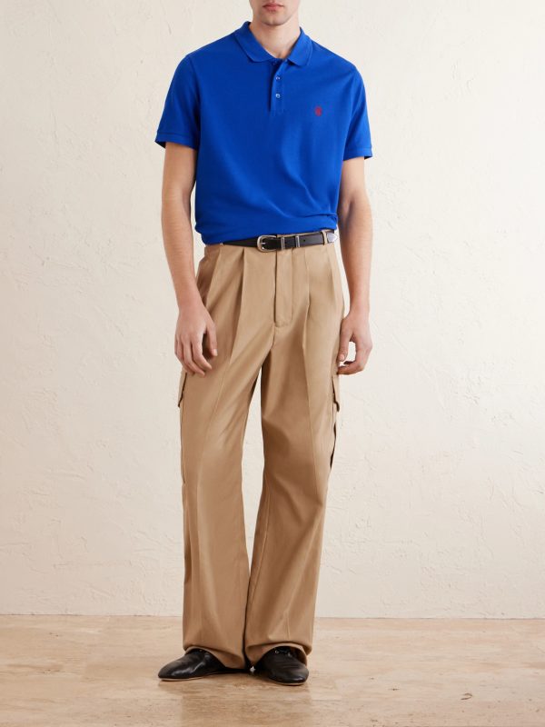 Logo-Embroidered Cotton-Piqué Polo Shirt - OU