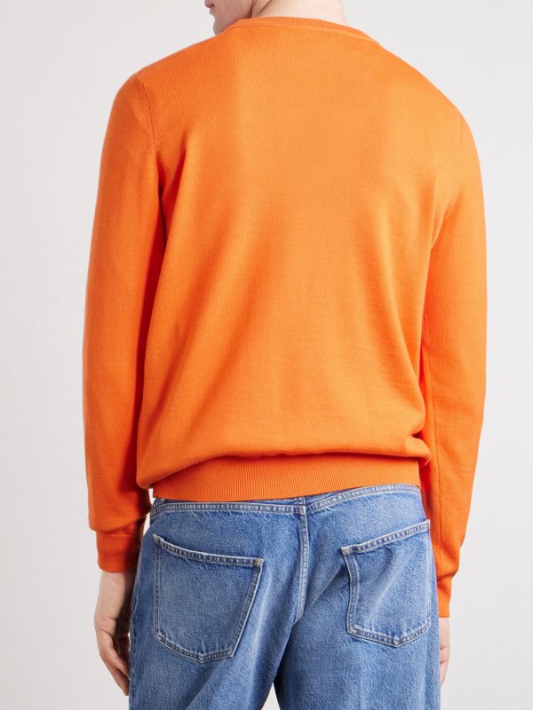 Crewneck Wool Sweater - BK Crewneck Wool Sweater - BK