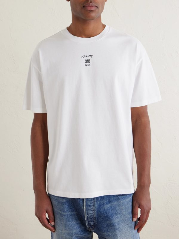 Logo-Embroidered Cotton-Jersey T-Shirt - FR