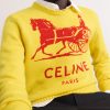 Cropped Logo-Intarsia Cashmere Sweater - CU Cropped Logo-Intarsia Cashmere Sweater - CU