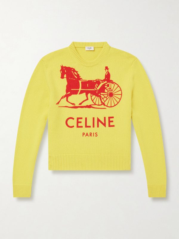 Cropped Logo-Intarsia Cashmere Sweater Cropped Logo-Intarsia Cashmere Sweater
