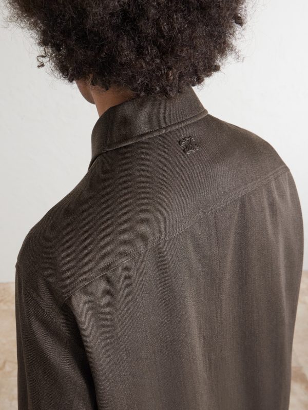 Virgin Wool-Gabardine Blouson Jacket - E1