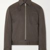 Virgin Wool-Gabardine Blouson Jacket