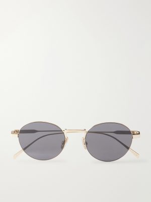 Round-Frame Gold-Tone Sunglasses Round-Frame Gold-Tone Sunglasses