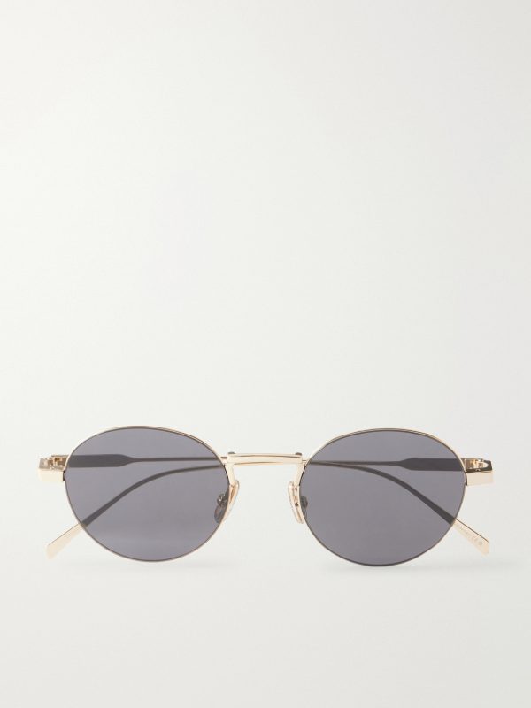 Round-Frame Gold-Tone Sunglasses Round-Frame Gold-Tone Sunglasses