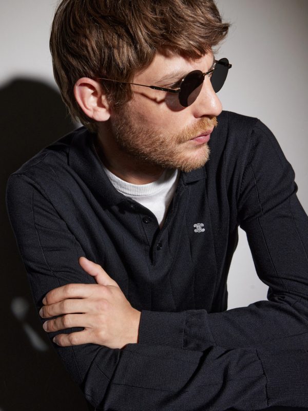 Round-Frame Gold-Tone Sunglasses - OU Round-Frame Gold-Tone Sunglasses - OU