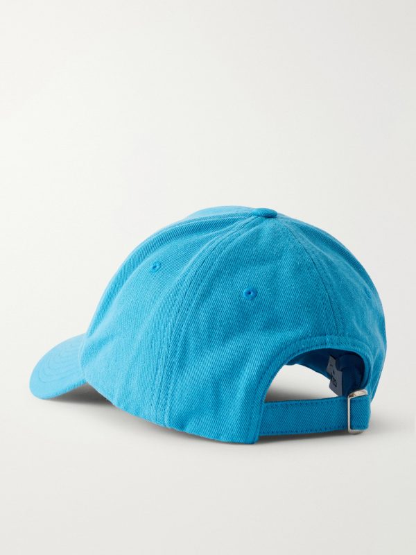 Richelieu Logo-Embroidered Cotton-Twill Baseball Cap - BK