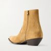 Suede Ankle Boots - BK