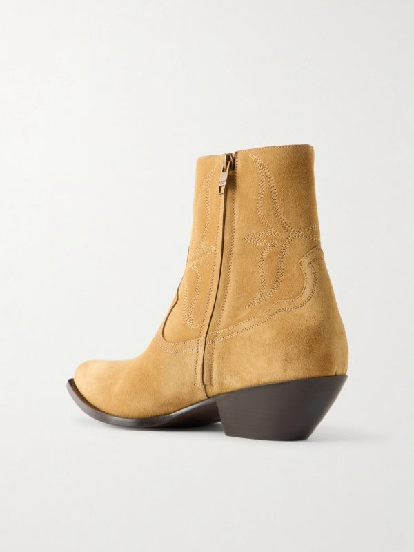 Suede Ankle Boots - BK
