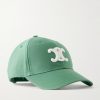 Triomphe Logo-Appliquéd Cotton Gabardine Baseball Cap Triomphe Logo-Appliquéd Cotton Gabardine Baseball Cap