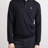 Silk and Cotton-Blend Polo Sweater - FR Silk and Cotton-Blend Polo Sweater - FR