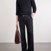 Silk and Cotton-Blend Polo Sweater - OU Silk and Cotton-Blend Polo Sweater - OU