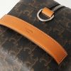 Leather-Trimmed Monogrammed Coated-Canvas Messenger Bag - CU Leather-Trimmed Monogrammed Coated-Canvas Messenger Bag - CU
