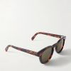 Round-Frame Tortoiseshell Acetate Sunglasses - FR Round-Frame Tortoiseshell Acetate Sunglasses - FR