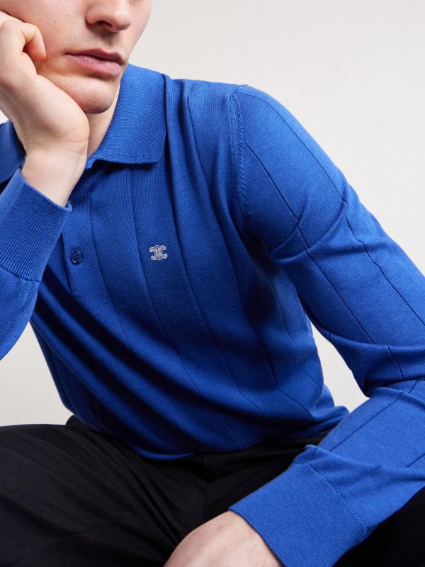 Polo Silk and Cotton-Blend Sweater - CU Polo Silk and Cotton-Blend Sweater - CU