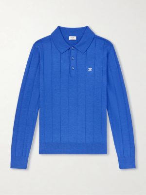 Polo Silk and Cotton-Blend Sweater