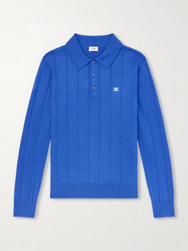 Polo Silk and Cotton-Blend Sweater Polo Silk and Cotton-Blend Sweater