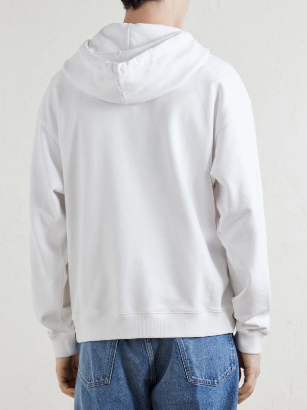 Logo-Print Cotton-Jersey Hoodie - BK Logo-Print Cotton-Jersey Hoodie - BK