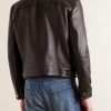 Leather Trucker Jacket - BK Leather Trucker Jacket - BK