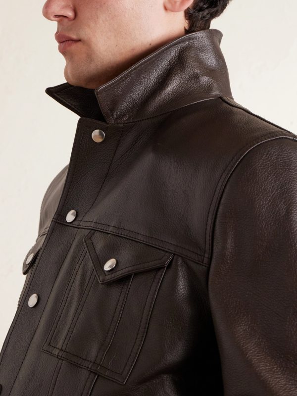 Leather Trucker Jacket - CU Leather Trucker Jacket - CU