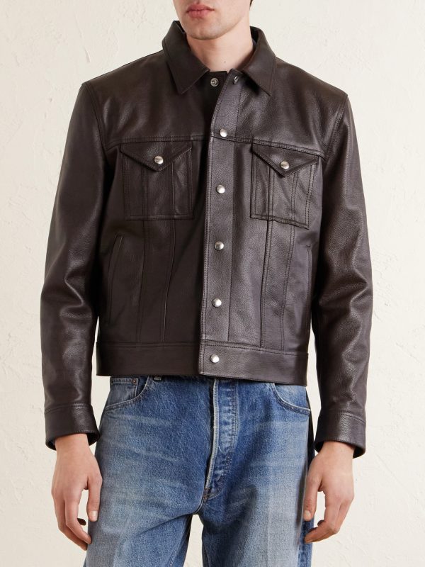 Leather Trucker Jacket - FR Leather Trucker Jacket - FR