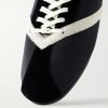 Leather-Trimmed Grosgrain Sneakers - CU