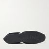 Leather-Trimmed Grosgrain Sneakers - E1