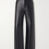 Straight-Leg Leather Trousers Straight-Leg Leather Trousers