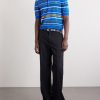 Slim-Fit Logo-Embroidered Striped Cotton Polo Shirt - OU