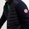 HyBridge Slim-Fit Quilted Down Shell and Merino Wool Jacket - CU HyBridge Slim-Fit Quilted Down Shell and Merino Wool Jacket - CU