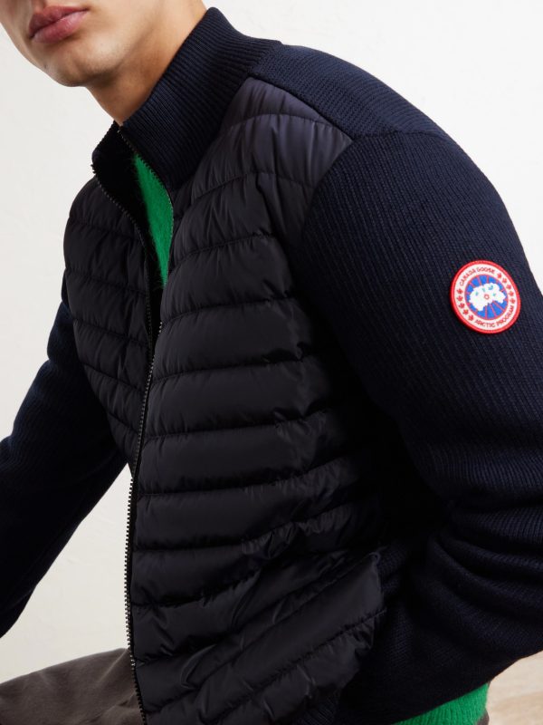 HyBridge Slim-Fit Quilted Down Shell and Merino Wool Jacket - CU HyBridge Slim-Fit Quilted Down Shell and Merino Wool Jacket - CU