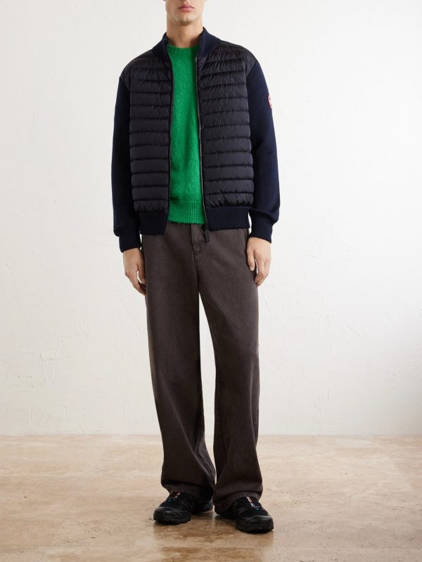 HyBridge Slim-Fit Quilted Down Shell and Merino Wool Jacket - OU HyBridge Slim-Fit Quilted Down Shell and Merino Wool Jacket - OU