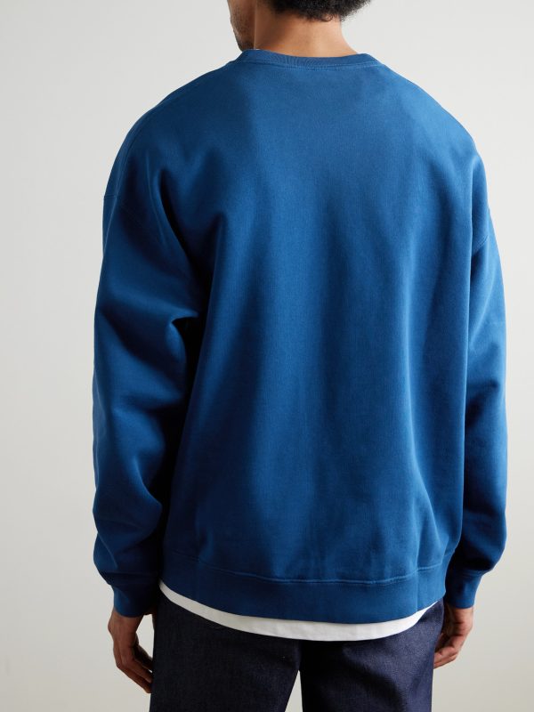 Rove Logo-Embroidered Cotton-Jersey Sweatshirt - BK Rove Logo-Embroidered Cotton-Jersey Sweatshirt - BK