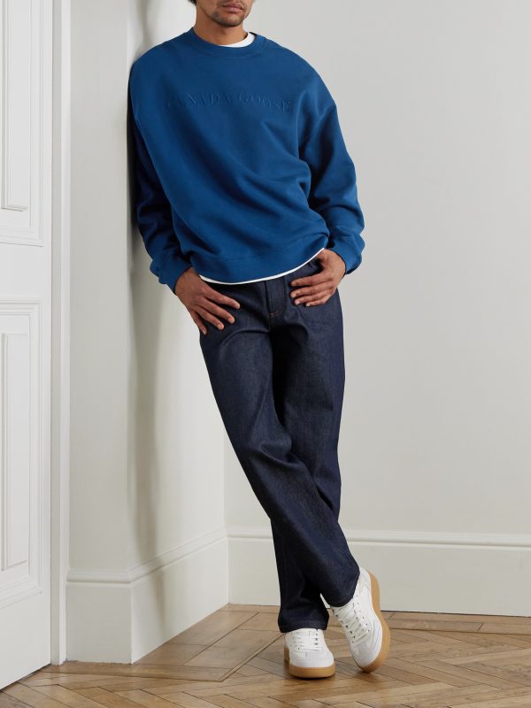 Rove Logo-Embroidered Cotton-Jersey Sweatshirt - OU Rove Logo-Embroidered Cotton-Jersey Sweatshirt - OU