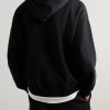 Rove Logo-Appliquéd Cotton-Jersey Hoodie - BK