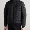 Lodge Packable Quilted Nylon-Ripstop Down Hooded Jacket - FR Lodge Packable Quilted Nylon-Ripstop Down Hooded Jacket - FR