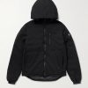 Lodge Packable Quilted Nylon-Ripstop Down Hooded Jacket Lodge Packable Quilted Nylon-Ripstop Down Hooded Jacket