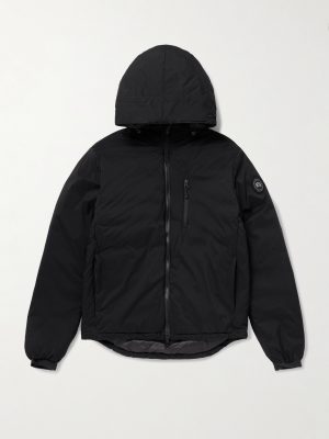 Lodge Packable Quilted Nylon-Ripstop Down Hooded Jacket Lodge Packable Quilted Nylon-Ripstop Down Hooded Jacket