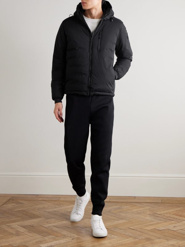 Lodge Packable Quilted Nylon-Ripstop Down Hooded Jacket - OU Lodge Packable Quilted Nylon-Ripstop Down Hooded Jacket - OU