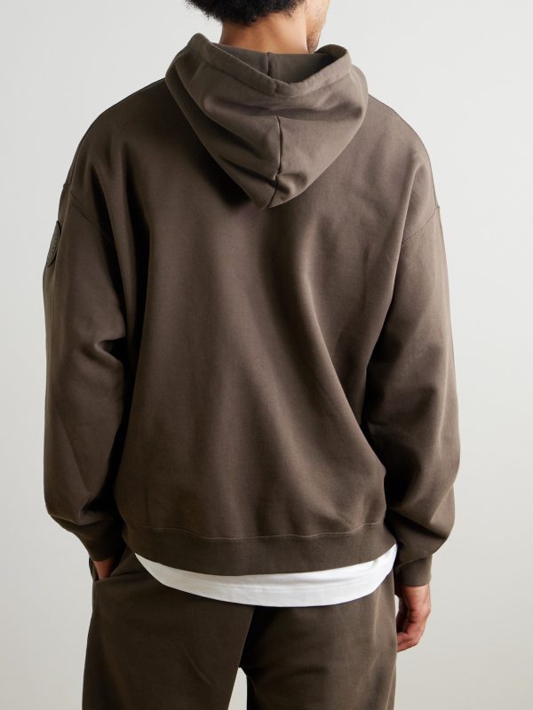 Rove Logo-Appliquéd Cotton-Jersey Hoodie - BK Rove Logo-Appliquéd Cotton-Jersey Hoodie - BK