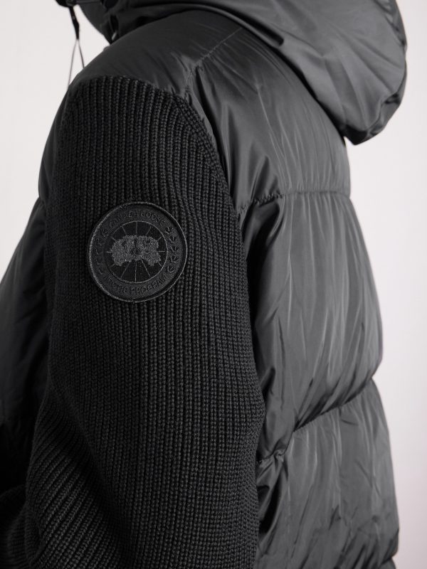 HyBridge® Wool and Quilted Shell Hooded Down Jacket - CU HyBridge® Wool and Quilted Shell Hooded Down Jacket - CU