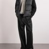HyBridge® Wool and Quilted Shell Hooded Down Jacket - OU HyBridge® Wool and Quilted Shell Hooded Down Jacket - OU