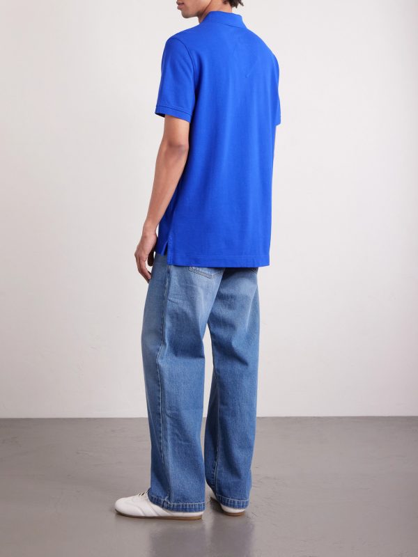 Beckley Logo-Appliquéd Paneled Cotton-Piqué Polo Shirt - BK Beckley Logo-Appliquéd Paneled Cotton-Piqué Polo Shirt - BK