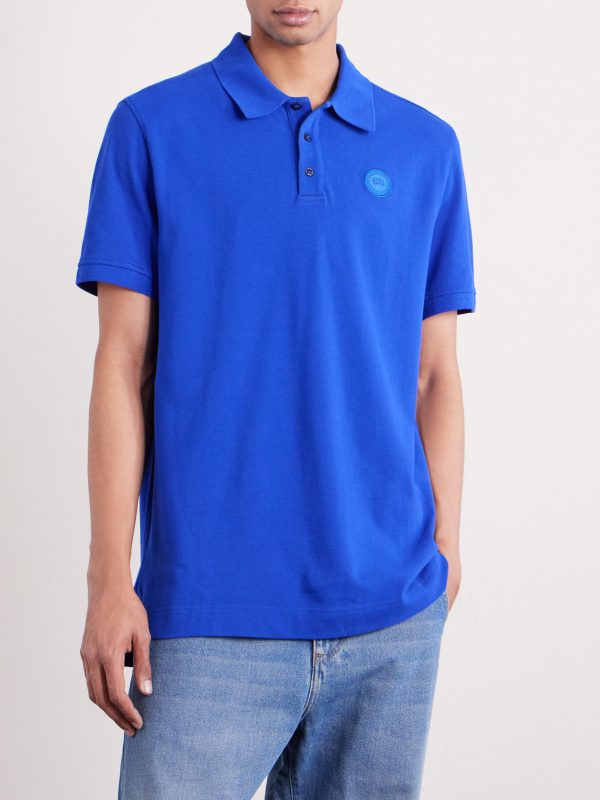 Beckley Logo-Appliquéd Paneled Cotton-Piqué Polo Shirt - FR Beckley Logo-Appliquéd Paneled Cotton-Piqué Polo Shirt - FR