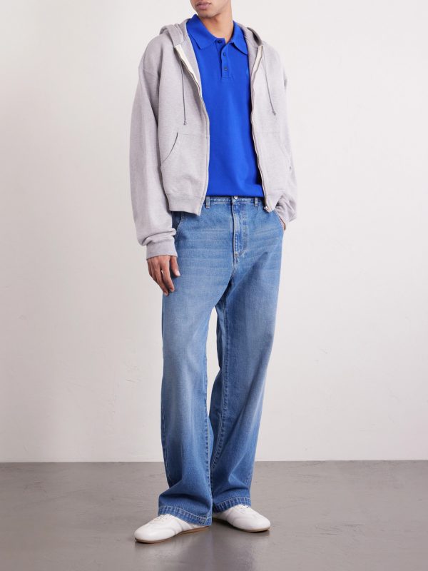 Beckley Logo-Appliquéd Paneled Cotton-Piqué Polo Shirt - OU Beckley Logo-Appliquéd Paneled Cotton-Piqué Polo Shirt - OU