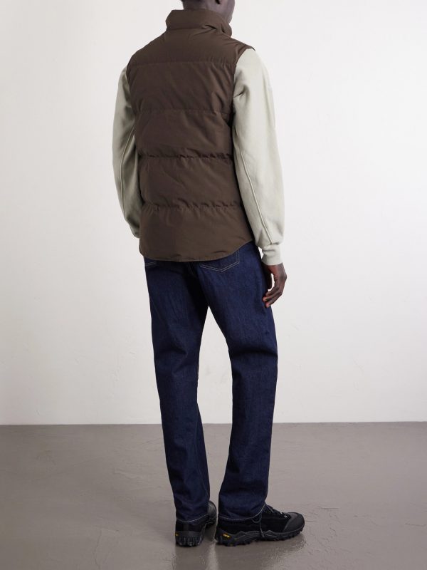 Black Label Garson Quilted Shell Down Gilet - BK